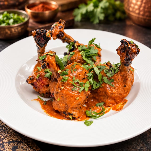 BBQ Butter Chicken chops.