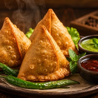 Spicy Pastry Turnover / Samosa