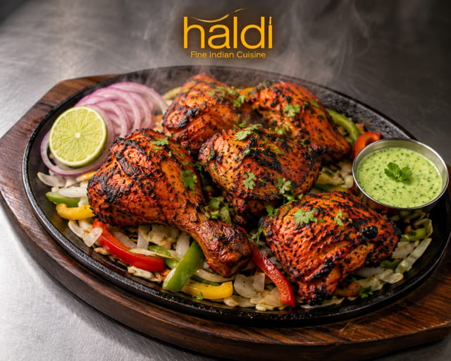 Clay Oven Cooked Chicken / Murgh Tandoori.