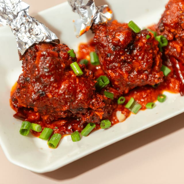 Haldi Spl Fried Chicken Lollipop.