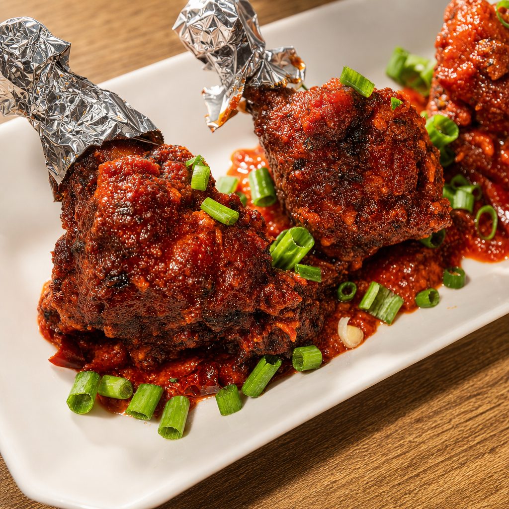 Haldi Spl Fried Chicken Lollipop.